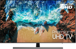 Samsung UE65NU8070 TV LED - Noir, Argent