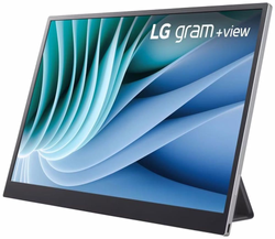 LG 16" Bildschirm gram +view 16MR70 - LED monitor - 16" - Silber
