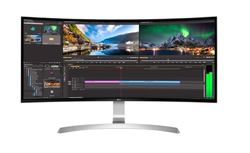 LG 34UC99-W 34" UWQHD IPS 75Hz Curved LED Monitor