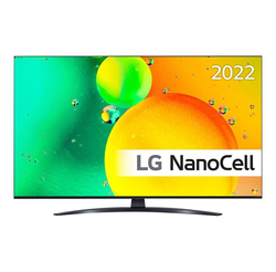 LG 55" Fladskærms TV 55NANO766QA (2022) LED 4K