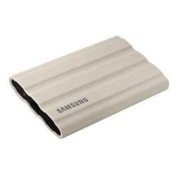 SAMSUNG T7 Shield Festplatte, 2 TB SSD, extern, Beige
