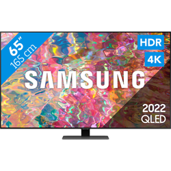 SAMSUNG 65Q80B 65" QLED TV, 4K UHD, HDR10+, schwarz