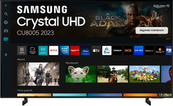 Samsung TV LED 4K 163 cm 65CU8005 Crystal 2023