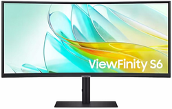 Samsung 34" Skærm ViewFinity S6 S34C652UAU - Sort - 5 ms AMD FreeSync