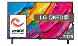 LG 43" Fladskærms TV QNED 4K 43QNED80A3A