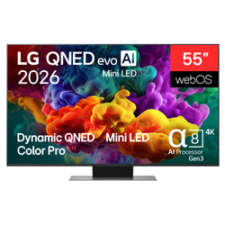 LG evo Mini LED AI 55QNED86B6B 4K UHD 139 cm
