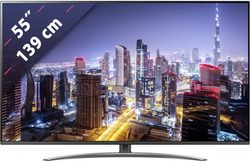 LG 55SM82007LA, LED-Fernseher schwarz, UltraHD, IPS, Nano Cell, HDR, SmartTV