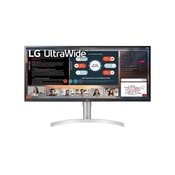 LG 34WN650-B 34" UltraWide Monitor Wit/zilver, HDMI, DisplayPort, HDR