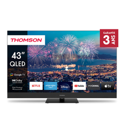 Thomson - 43QG6C14 - QLED Plus - Google TV - Soundbar