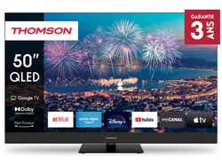 TV QLED 4K 126 cm THOMSON 50QG6C14 QLED Plus Google TV avec barre de son