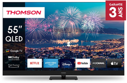 TV QLED 4K 139 cm THOMSON 55QG6C14 QLED Plus Google TV avec barre de son