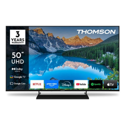 Tv led 50'' Thomson 50ug5x15 4K Uhd 3840x2160 Smart TV Classe E Nero