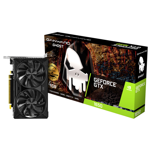 Gainward GeForce GTX 1650 D6 GHOST OC, 2x DisplayPort. 1x HDMI