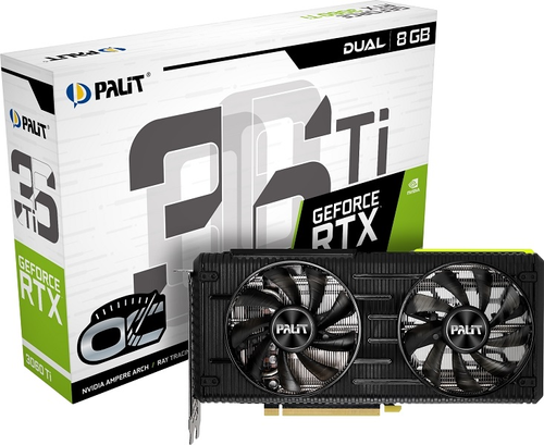 Palit GeForce RTX 3060 Ti Dual OC HDMI, 3x DisplayPort | Graphics